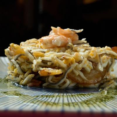 23 Revuelto De Gulas Y Langostinos